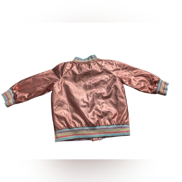 First impressions/ rose gold bomber size 3-6 months - Picture 2 of 7